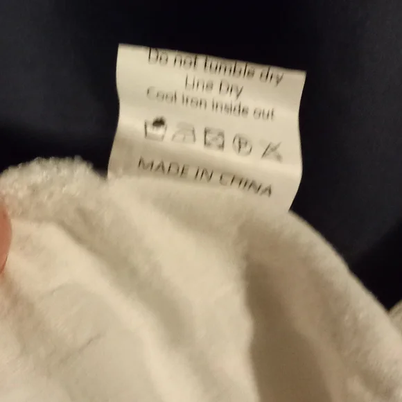 EUC white / off white linen shirt. xl - Picture 8 of 11